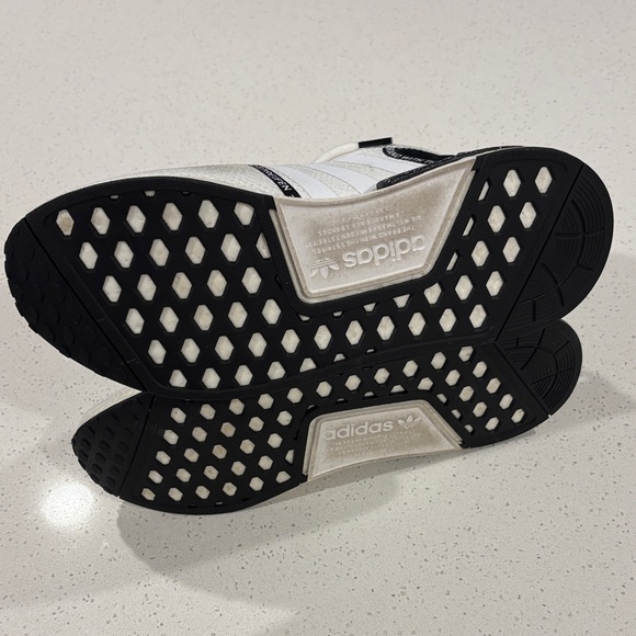 Men’s Adidas White and Black Athletic Shoes - Picture 2 of 3